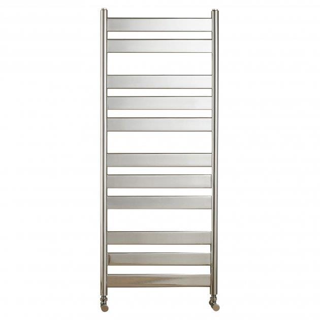 Redroom Designer Towel Radiator Redroom Azor Straight Vertical Designer Towel Rail in Chrome