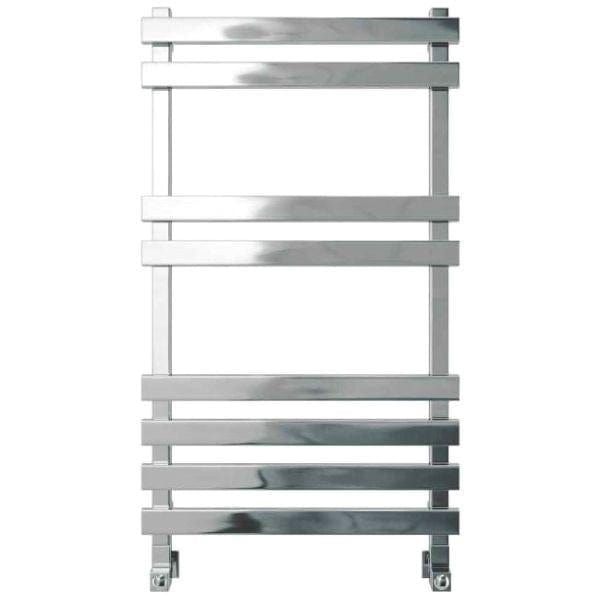 Vogue Designer Towel Radiators Vogue Gallant Straight Designer Towel Radiator in Polished Stainless Steel 900 x 500 / Dual Fuel