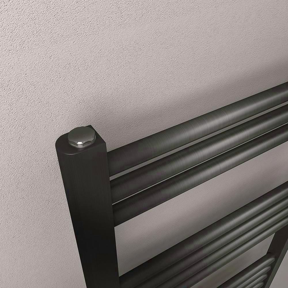 Eastbrook Wendover Straight Heated Towel Rail in Brushed Gunmetal