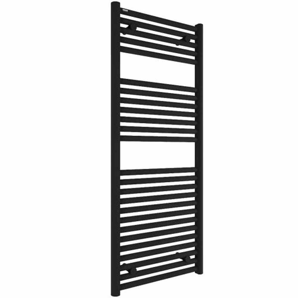 Tissino Ladder Rails Tissino Hugo2 Designer Towel Radiator in Matt Black 1212 x 500 / Electric Only