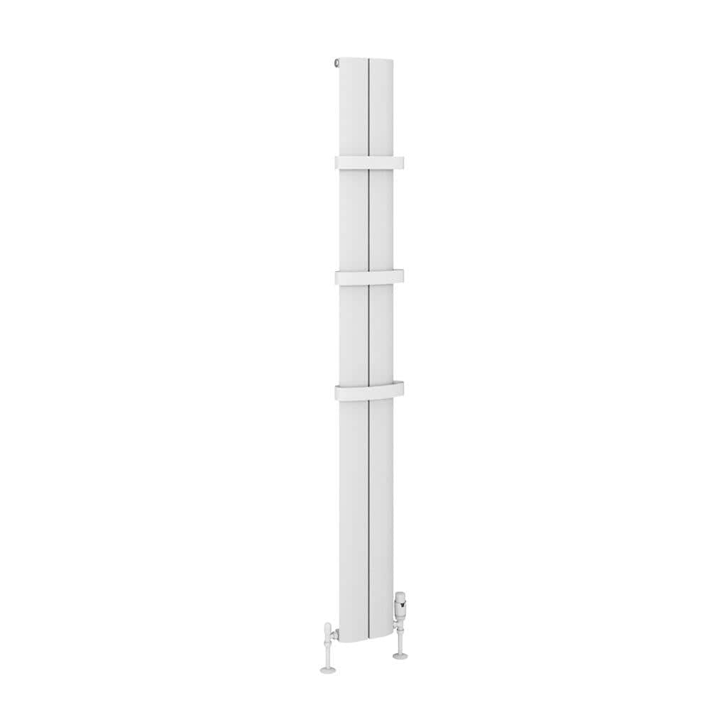 Eastbrook Radiator Towel Hangers Eastbrook Berlini Standard Towel Hanger - 185mm - Matt White - 86.0204