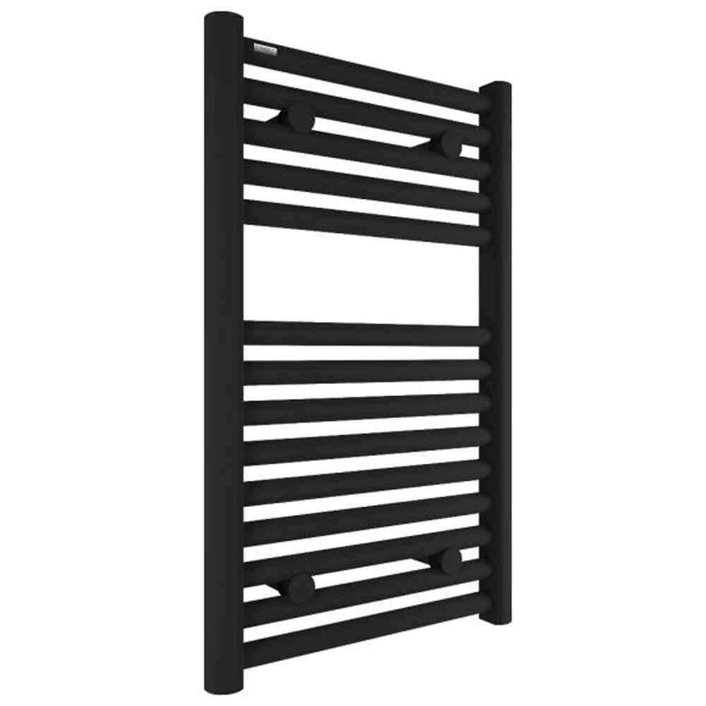 Tissino Ladder Rails Tissino Hugo2 Designer Towel Radiator in Matt Black 652 x 800 / Electric Only