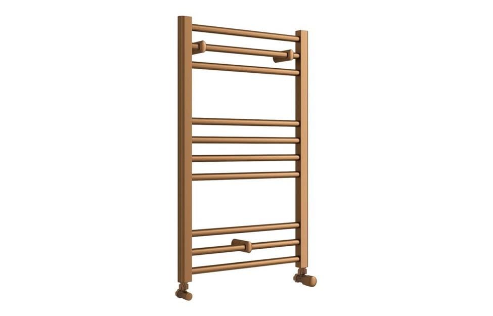 Aquarius Designer Towel Radiators Aquarius Zanelli Towel Radiator in Brushed Bronze
