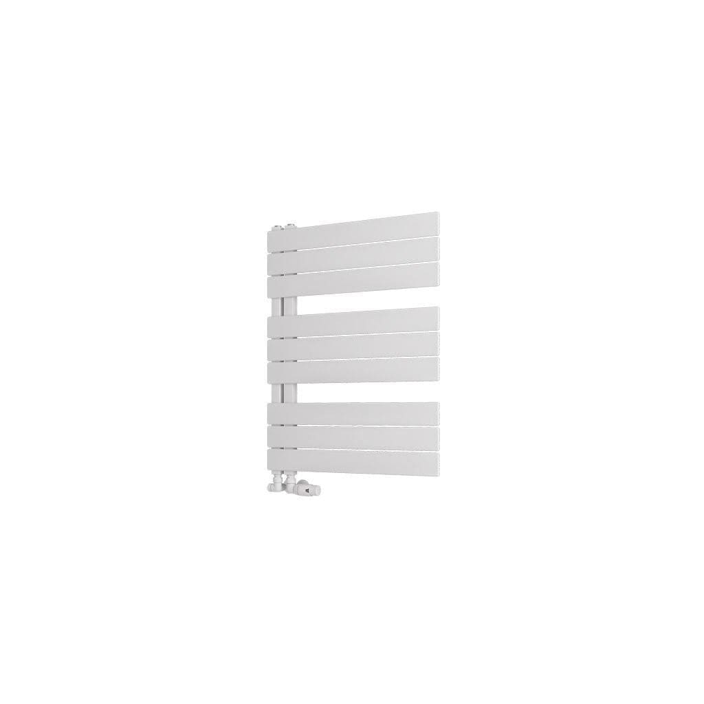 Eastbrook Designer Towel Radiators Eastbrook Helmsley Straight Vertical Designer Towel Rail in Matt White 800 x 600 / Dual Fuel