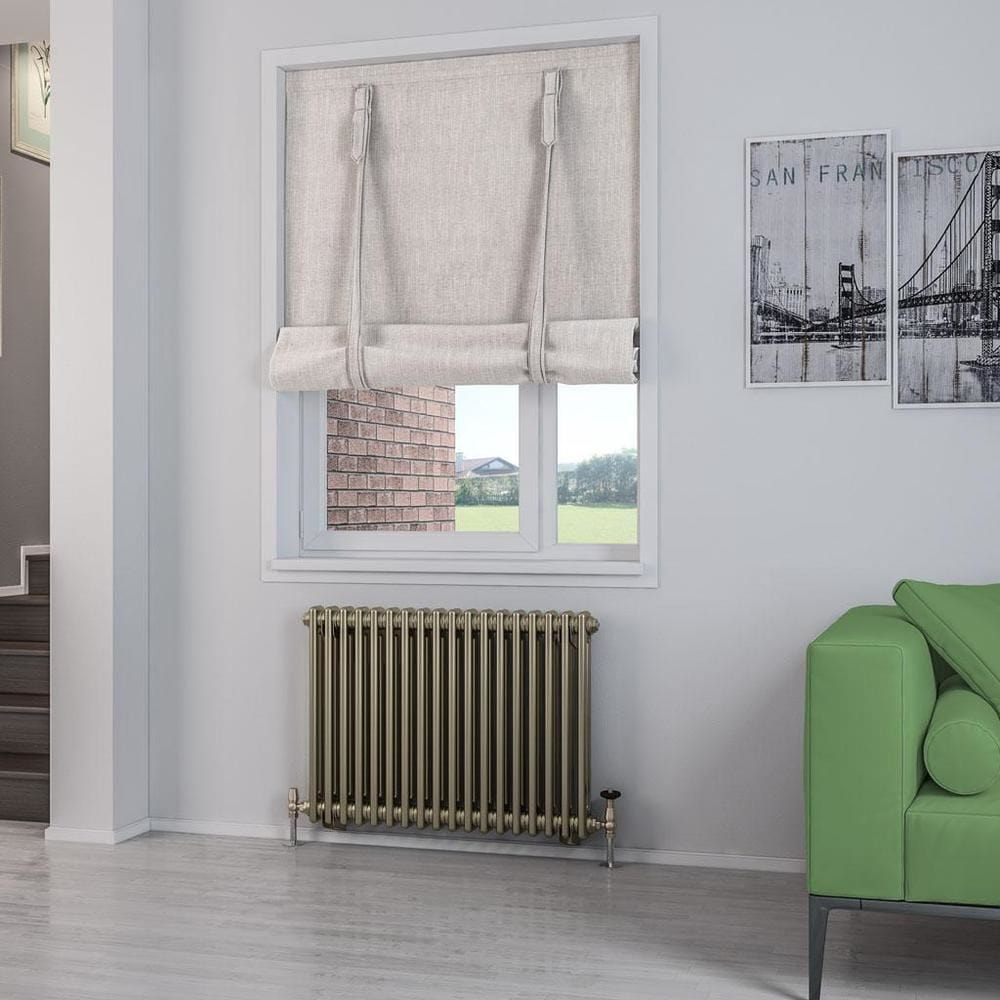 Eastbrook Column Radiator Eastbrook Rivassa Traditional 2 Column Radiator in Bronze Effect 600 x 833 / Central Heating