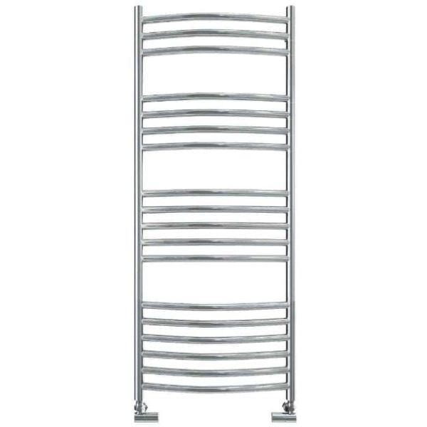 Vogue Ladder Rails Vogue Kerve Curved Ladder Rail in Polished Stainless Steel 1200 x 500 / Central Heating
