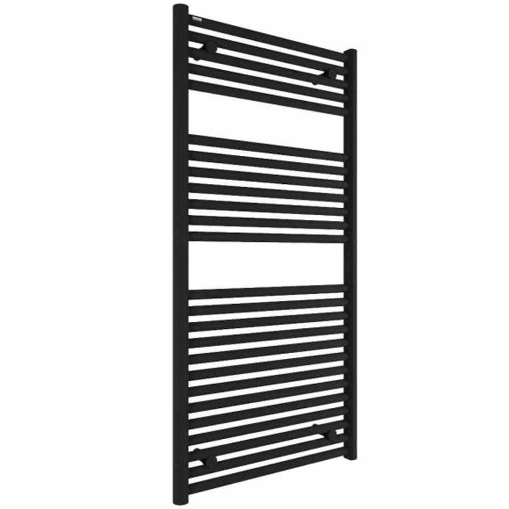 Tissino Ladder Rails Tissino Hugo2 Designer Towel Radiator in Matt Black 1212 x 600 / Electric Only