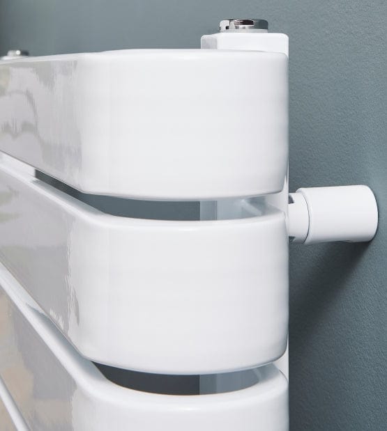 KRAD Panel Radiators K-RAD Denver Straight Horizontal Designer Radiator in Gloss White