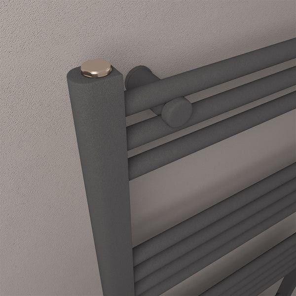 Eastbrook Ladder Rail Eastbrook Wendover Straight Heated Towel Rail in Anthracite