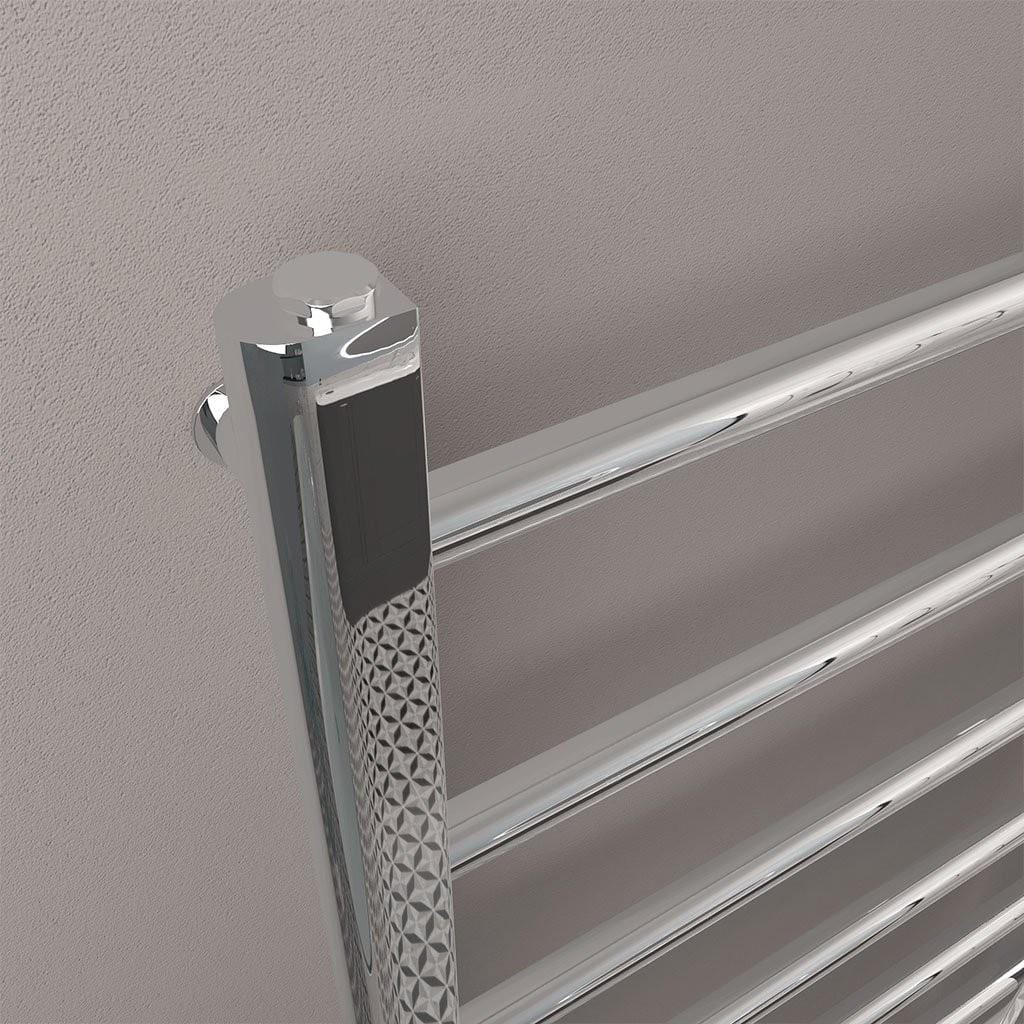 Eastbrook Ladder Rail Eastbrook Tuscan Round Heated Towel Rail in Chrome