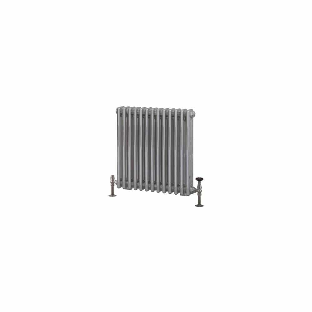 Eastbrook Column Radiator Eastbrook Rivassa Traditional 3 Column Radiator in Chrome Effect