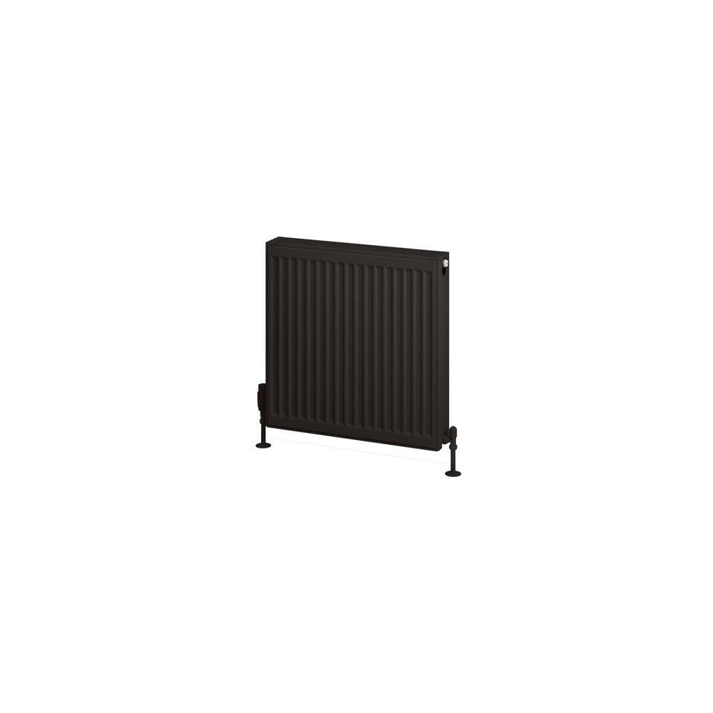 Aquarius Bathrooms Type 22 Aquarius Type 22 Compact Panel Radiator in Matt Black