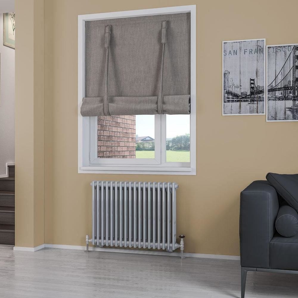 Eastbrook Column Radiator Eastbrook Rivassa Traditional 2 Column Radiator in Chrome Effect 600 x 833 / Central Heating
