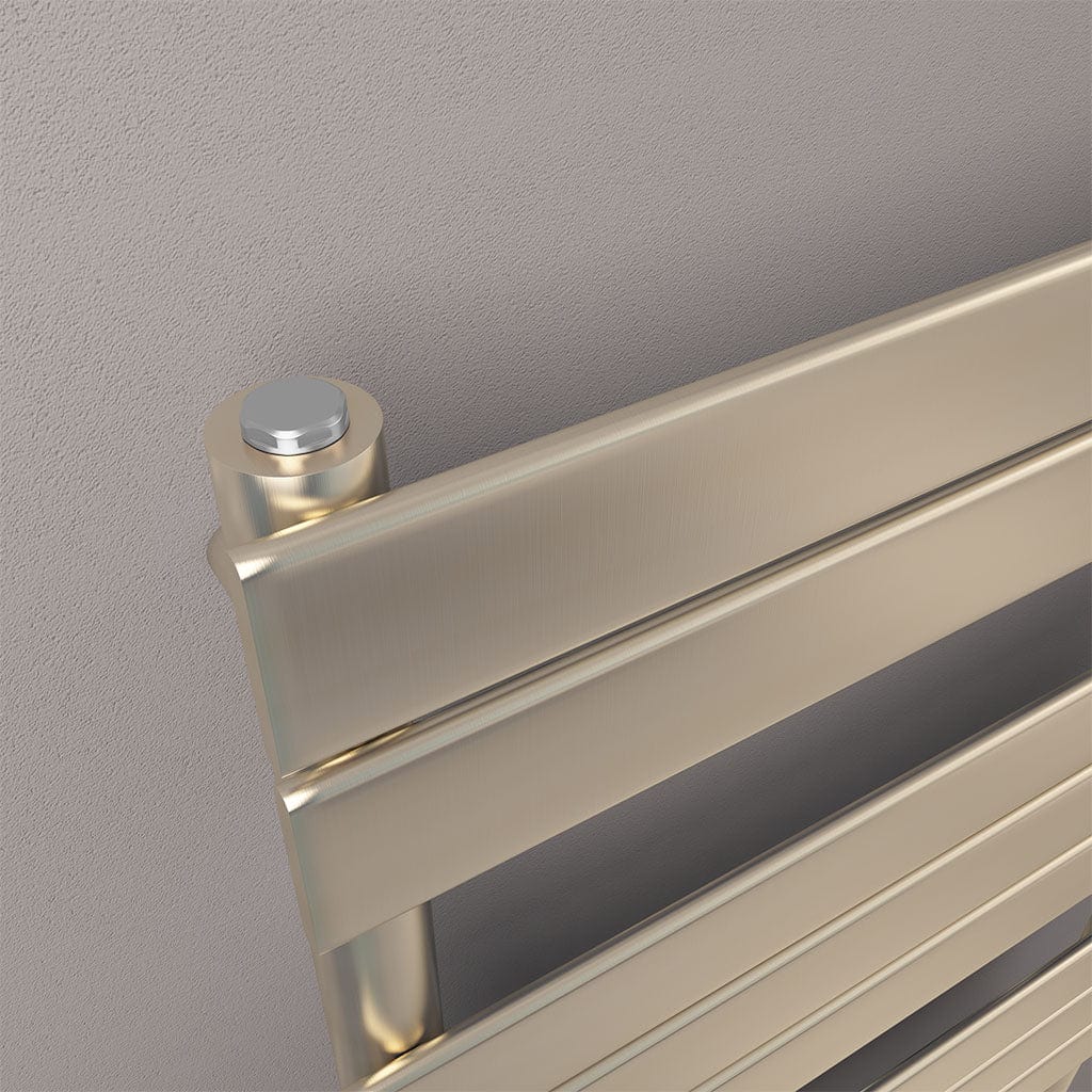 Eastbrook Designer Towel Radiators Eastbrook Staverton Tube On Tube Straight Radiator in Brushed Brass