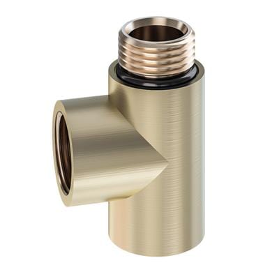 Eastbrook T-Pieces Eastbrook Element T Piece Brushed Brass