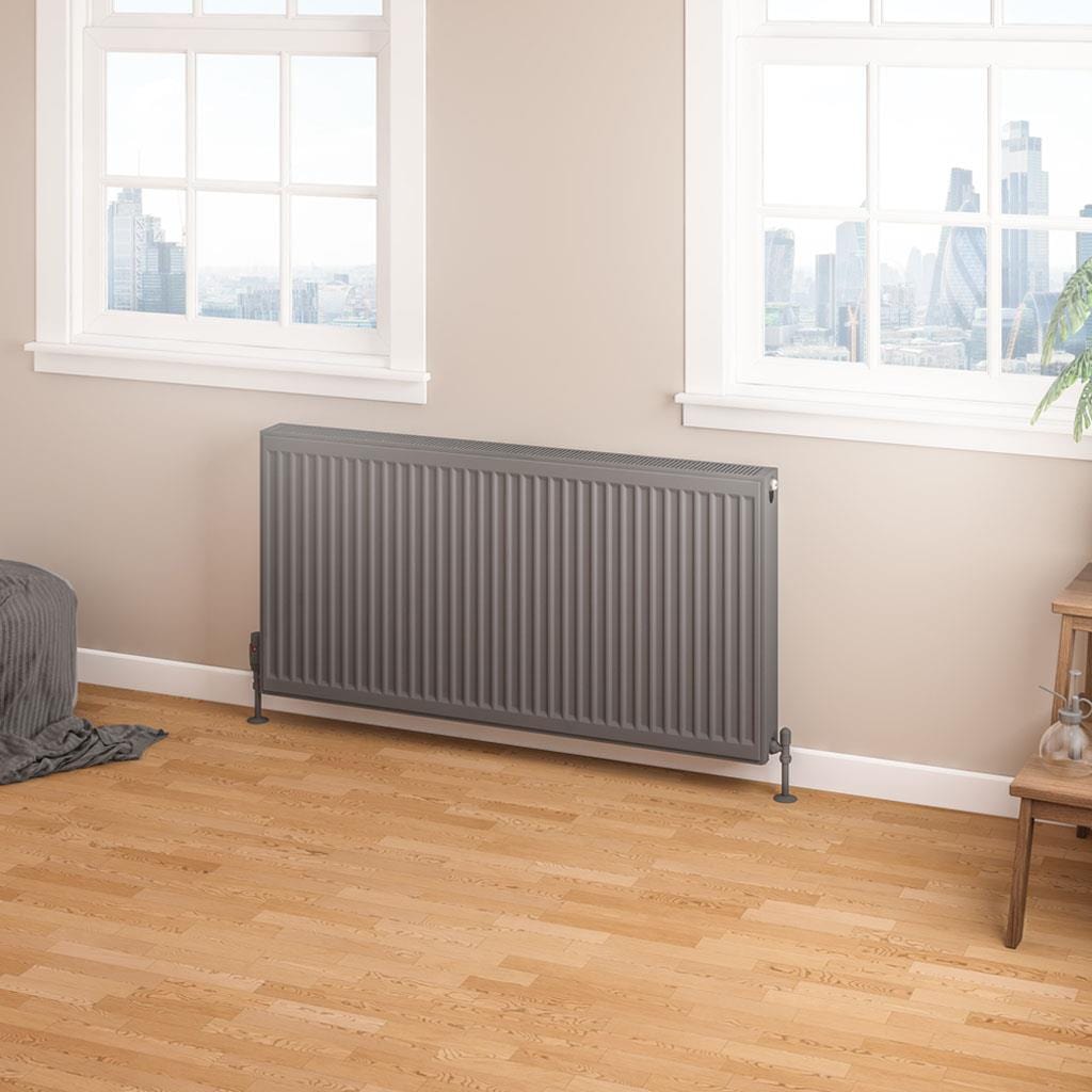 Aquarius Type 22 Aquarius Type 22 Compact Panel Radiator in Matt Anthracite 600 x 1200