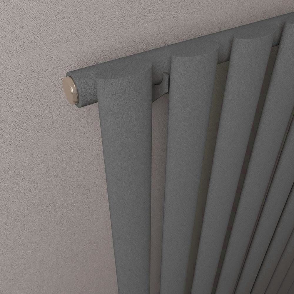 Eastbrook Panel Radiator Eastbrook Tunstall Straight Horizontal Designer Radiator in Matt Anthracite