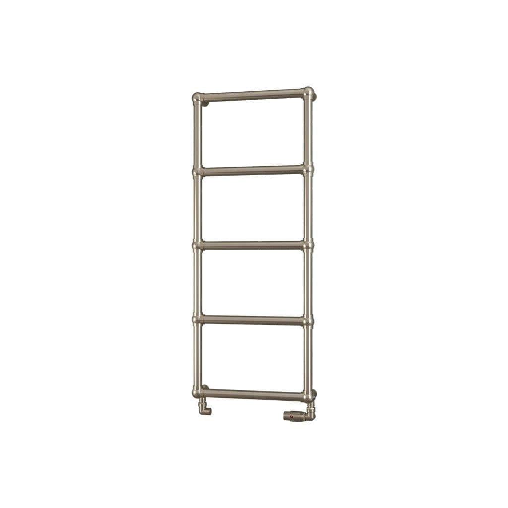 Eastbrook Traditional Towel Rail Eastbrook Stour Vertical Traditional Heated Towel Rail in Brushed Brass 1195 x 500 / Central Heating