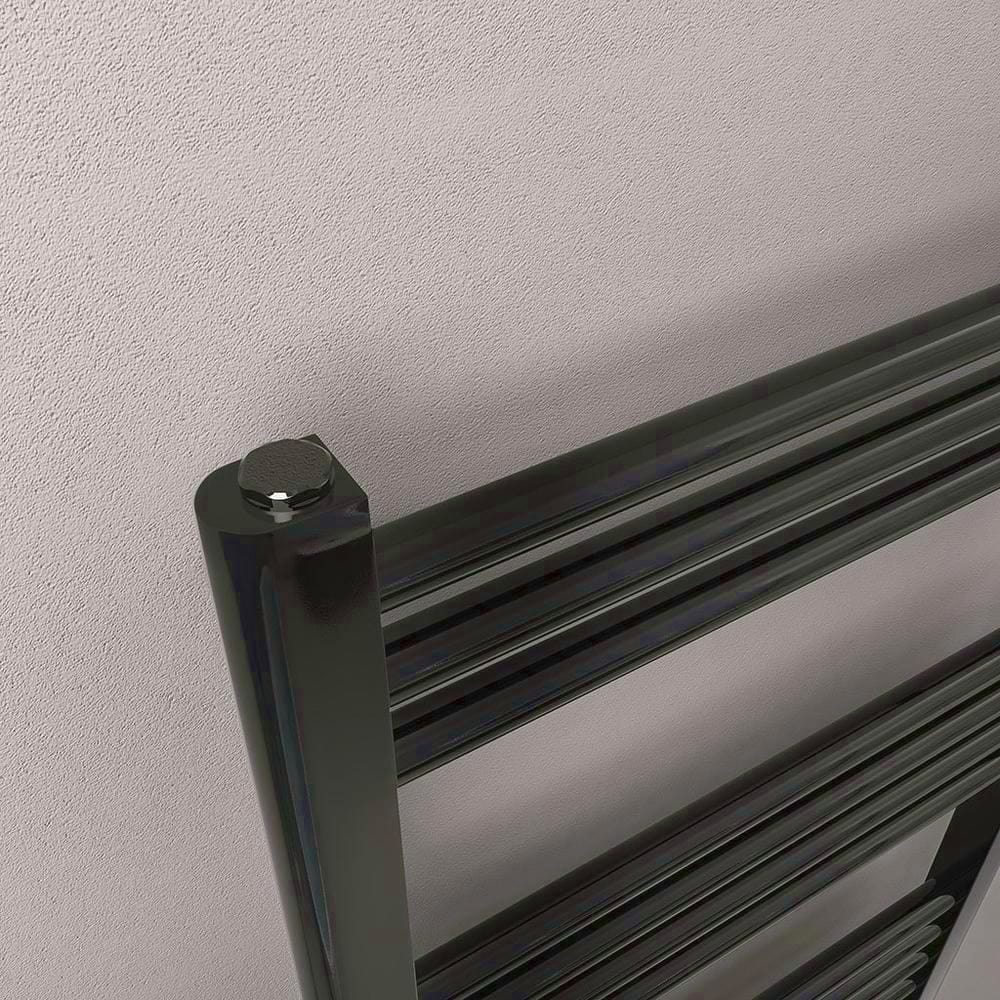 Eastbrook Wendover Straight Heated Towel Rail in Black Gold