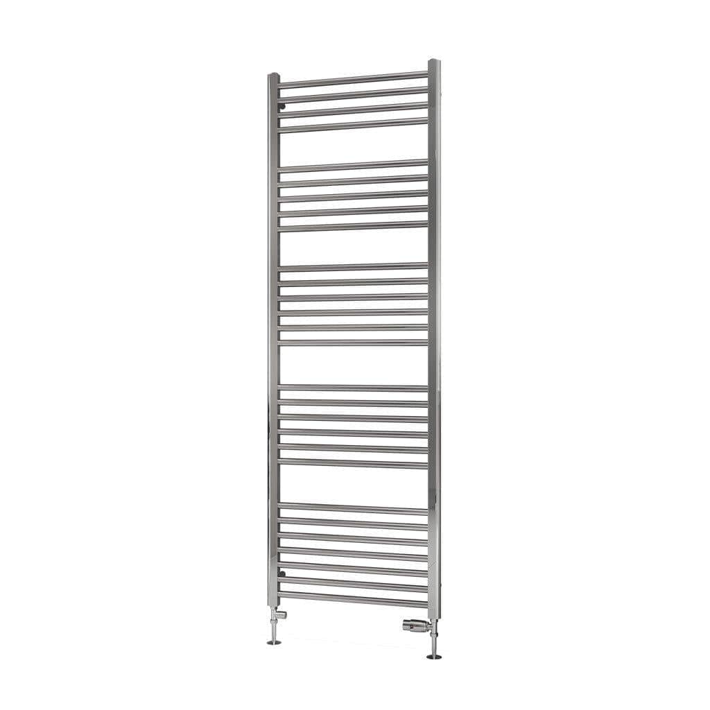 Eastbrook Ladder Rail Eastbrook Wendover Straight Vertical Heated Towel Rail in Polished Stainless Steel