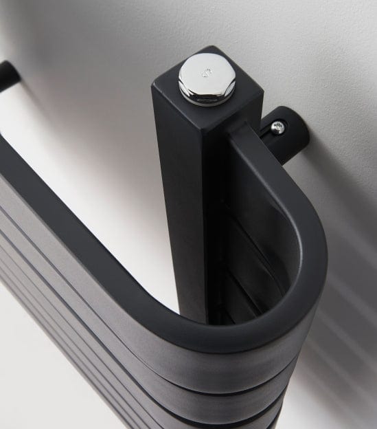 KRAD Panel Radiators K-RAD Denver Straight Horizontal Designer Radiator in Textured Grey