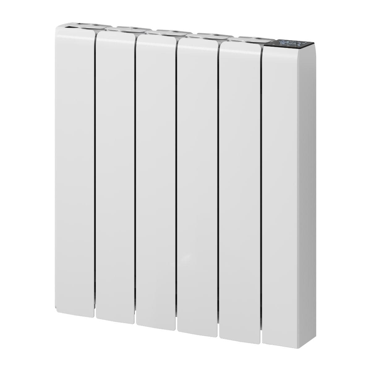 Reina Panel Radiator Reina Aron Aluminium Electric Designer Radiator with LCD Display - 570 x 540mm - White