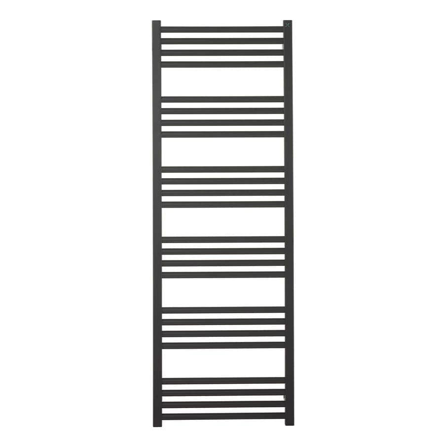 Crosswater Ladder Rails Crosswater MPRO Designer Vertical Towel Radiator in Matt Black 1380 x 480 / Central Heating