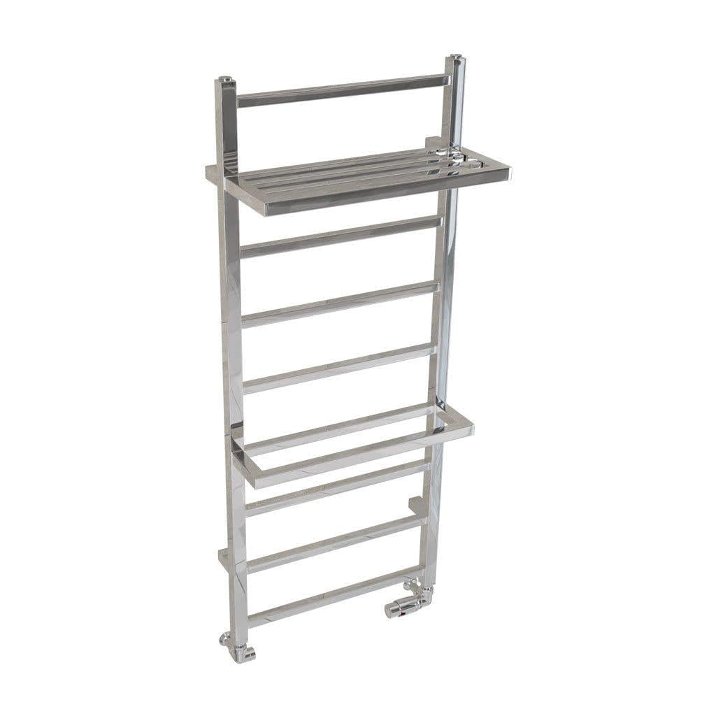 Eastbrook Designer Towel Radiator Eastbrook Launton Straight Vertical Heated Towel Rail in Chrome