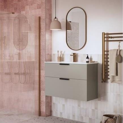 Aquarius Designer Towel Radiators Aquarius Zanelli Towel Radiator in Brushed Bronze 1600 x 500mm