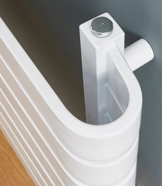 KRAD Panel Radiators K-RAD Denver Straight Horizontal Designer Radiator in Gloss White