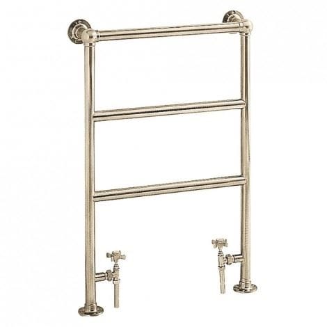 Heritage Traditional Towel Radiators Heritage Portland Traditional Heated Towel Rail - Floor Mounted - 850 x 575 - Vintage Gold - AHA76