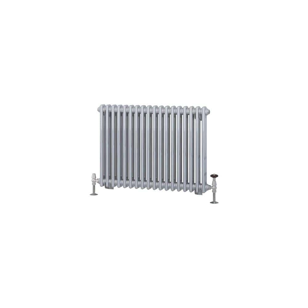Eastbrook Column Radiator Eastbrook Rivassa Traditional 2 Column Radiator in Chrome Effect
