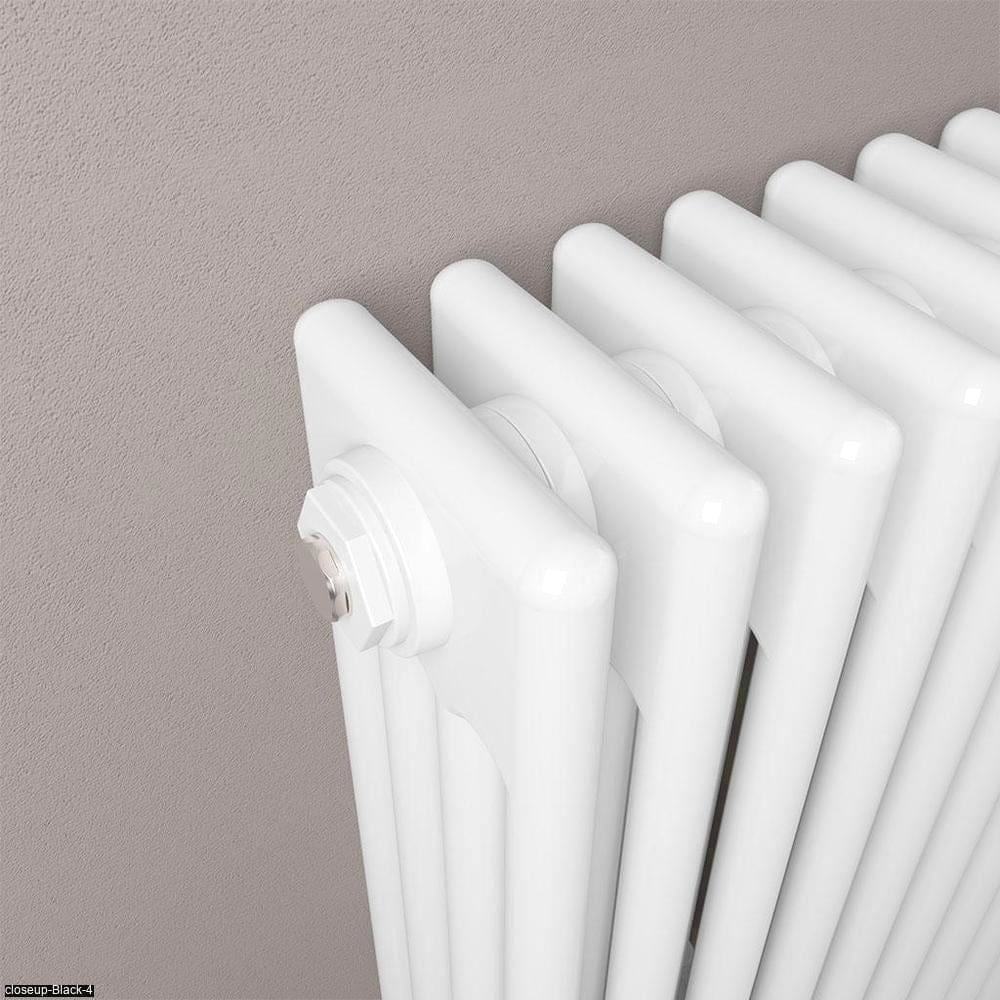 Eastbrook Column Radiator Eastbrook Rivassa Traditional 4 Column Radiator in Gloss White