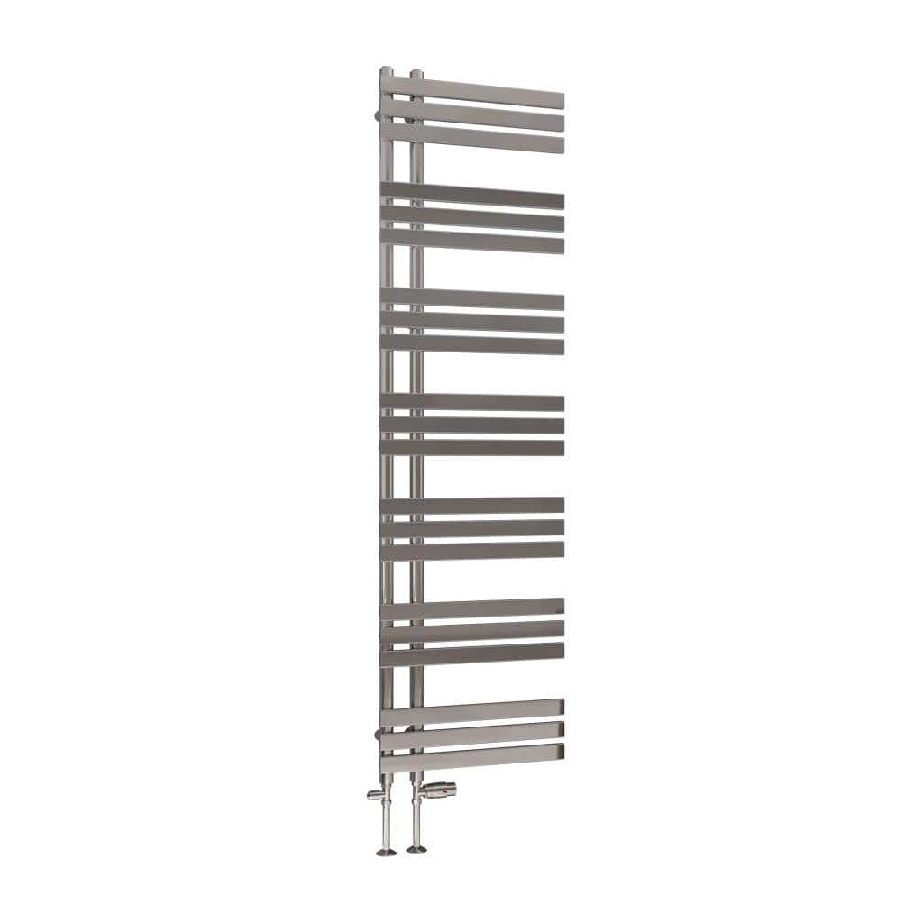 Eastbrook Designer Towel Radiator Eastbrook Leonardo Straight Vertical Heated Towel Rail in Chrome 1800 x 500mm / Dual Fuel