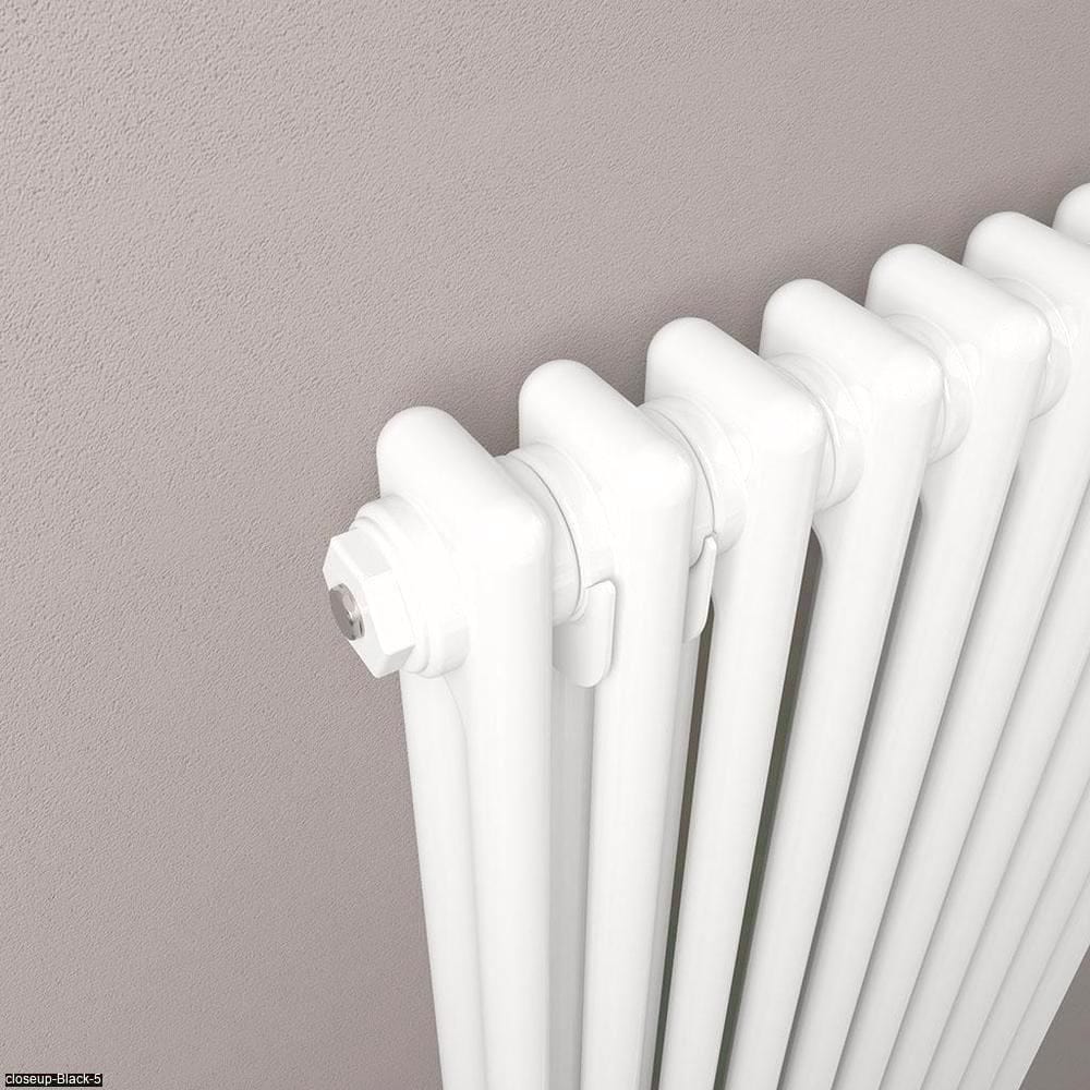 Eastbrook Column Radiator Eastbrook Rivassa Traditional 2 Column Radiator in Gloss White
