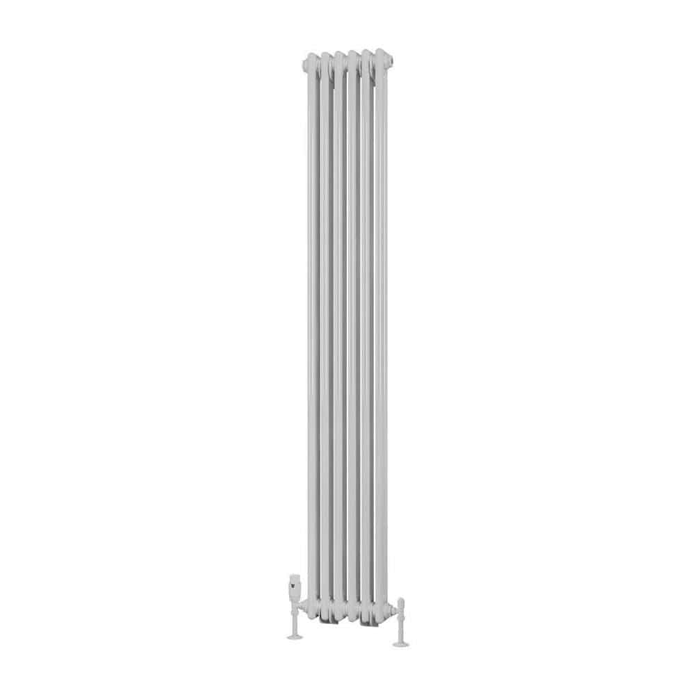 Eastbrook Column Radiator Eastbrook Rivassa Traditional 2 Column Radiator in Gloss White
