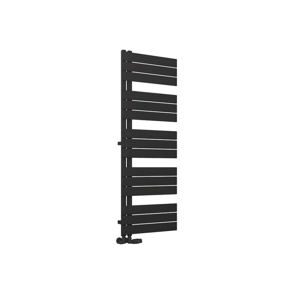 Eastbrook Designer Towel Radiator Eastbrook Helmsley Straight Vertical Designer Towel Rail in Matt Black