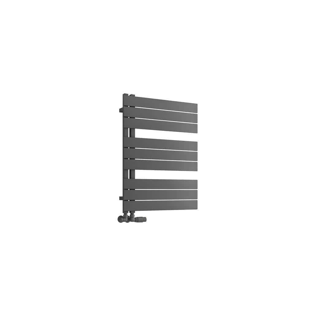 Eastbrook Designer Towel Radiator Eastbrook Helmsley Straight Vertical Designer Towel Rail in Matt Anthracite 800 x 600 / Central Heating