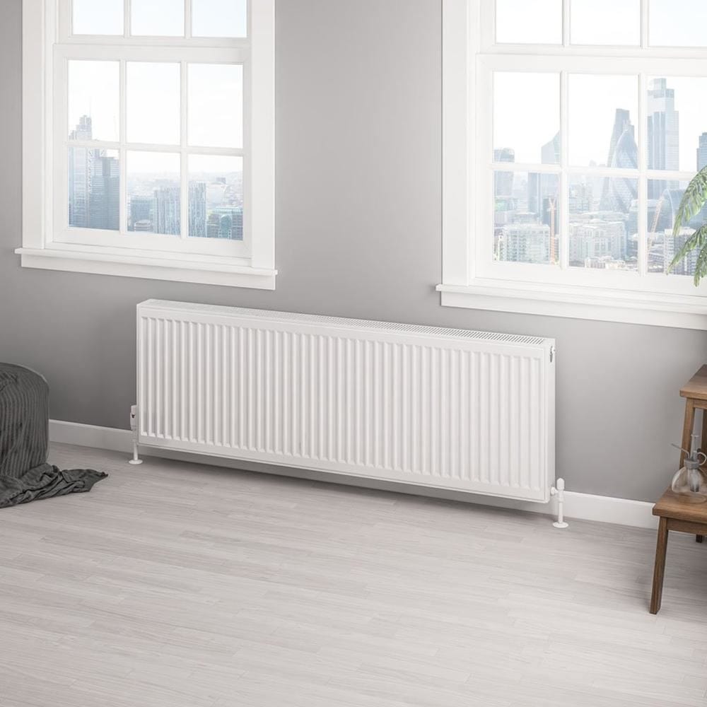 Aquarius Type 22 Compact Panel Radiator in Gloss White