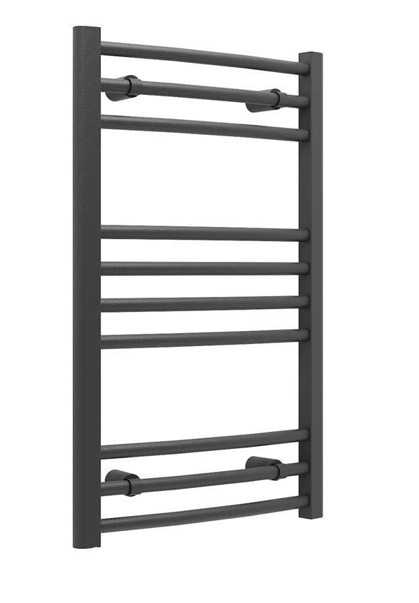Aquarius Ladder Rails Aquarius Graph High Heat Output Curved Ladder Rail in Anthracite 800 x 500mm