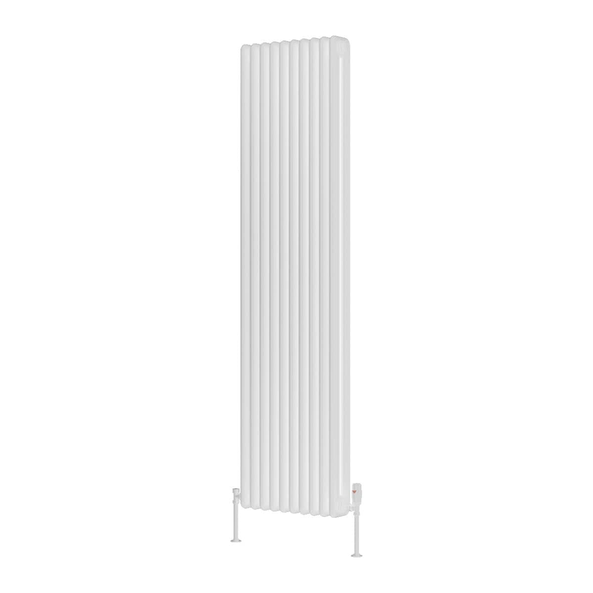 Reina Column Radiator Reina Hedingham Vertical Traditional Column Radiator 1800 x 465mm / White
