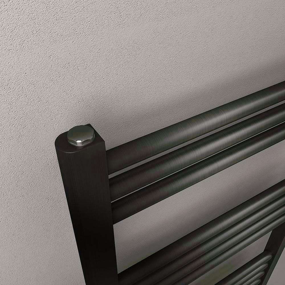 Eastbrook Wendover Straight Heated Towel Rail in Brushed Gunmetal