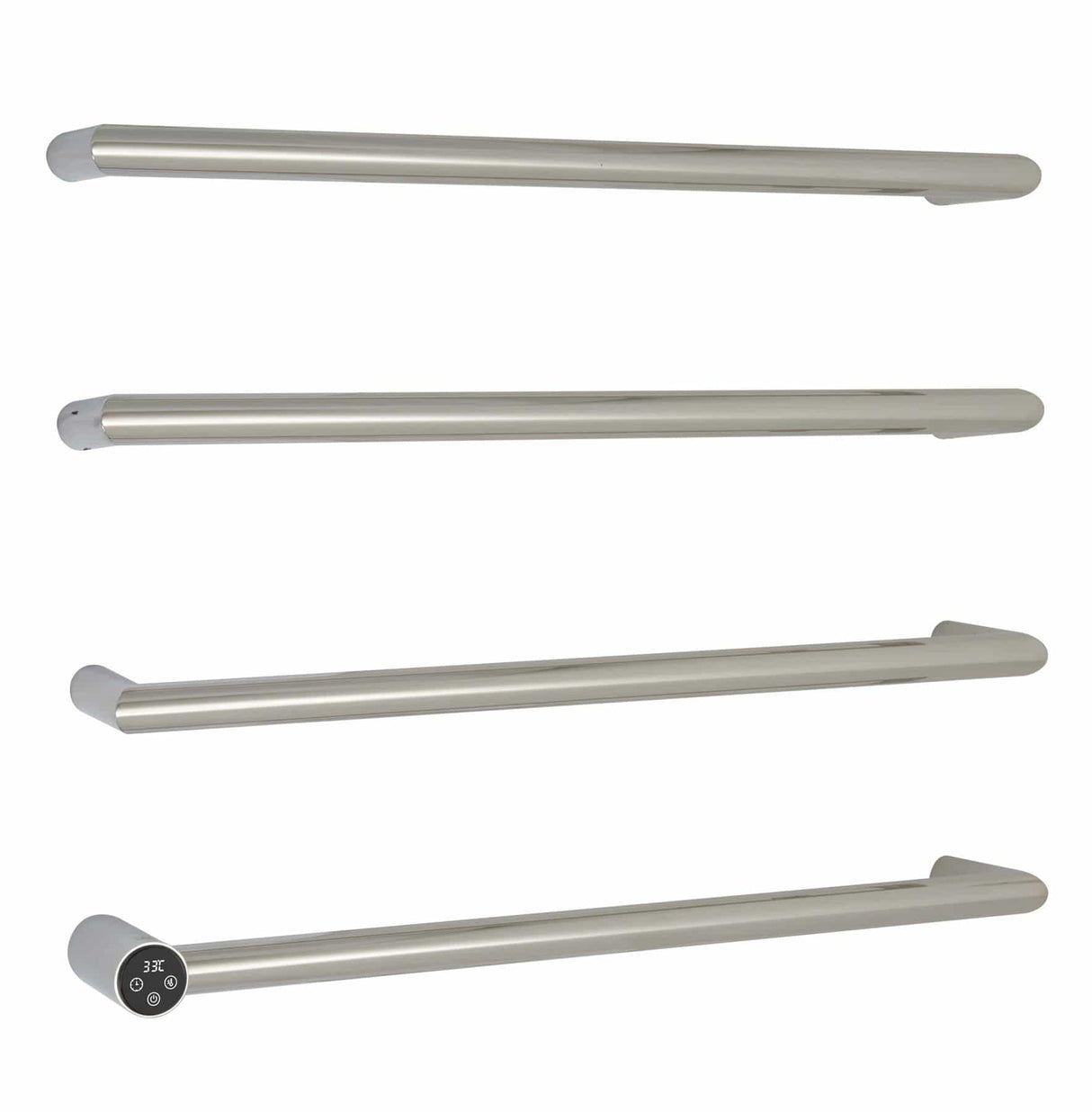 JTP Designer Towel Radiators JTP Obi Designer Towel Radiator - 600 x 485mm - Electric Only Chrome