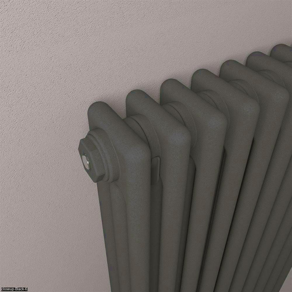 Eastbrook Rivassa Traditional 3 Column Radiator in Matt Anthracite