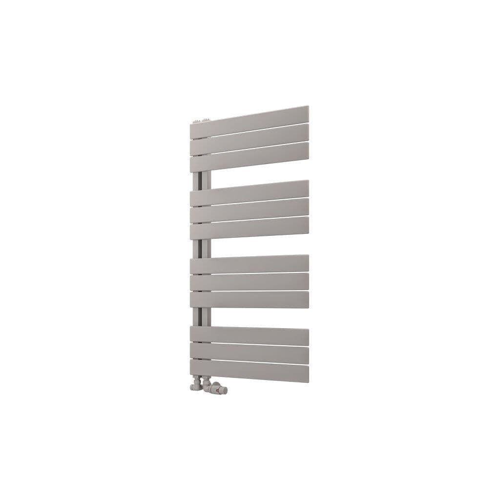 Eastbrook Designer Towel Radiator Eastbrook Helmsley Straight Vertical Designer Towel Rail in Matt Grey 1150 x 600 / Central Heating