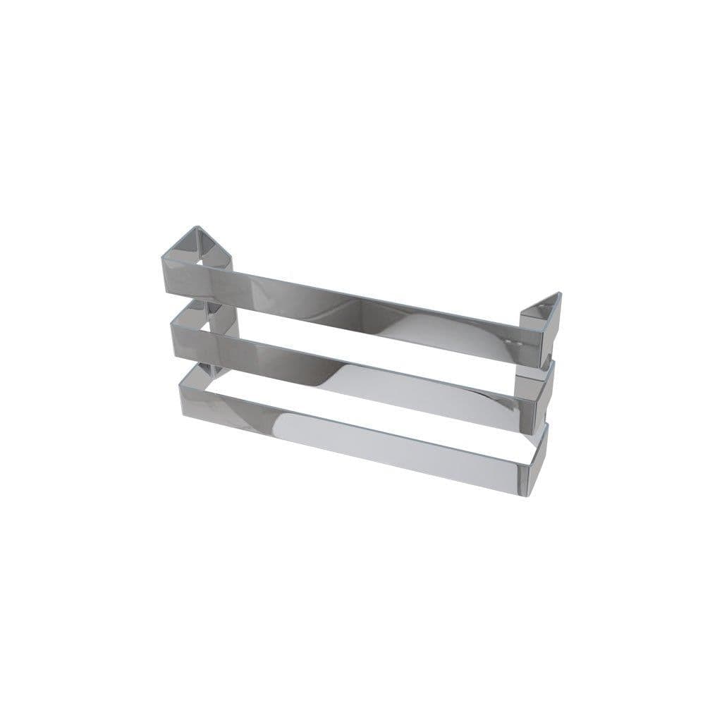 Eastbrook Radiator Towel Hangers Eastbrook Flat Triple Towel Hanger 375mm / Polished Stainless Steel
