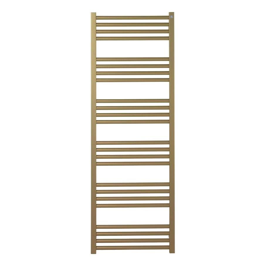 Crosswater Ladder Rail Crosswater MPRO Designer Vertical Towel Radiator in Brushed Brass 1380 x 480mm / Central Heating