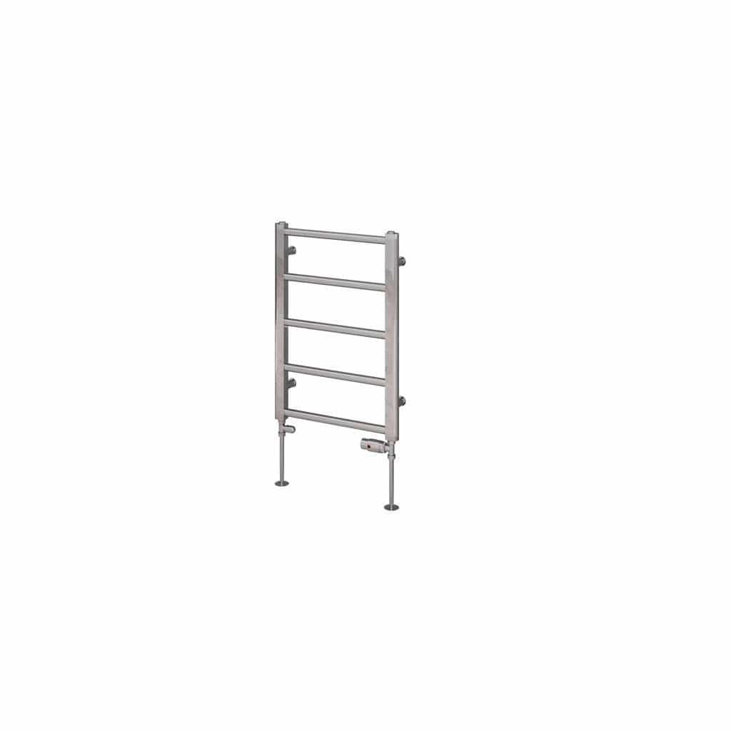 Eastbrook Ladder Rail Eastbrook Tuscan Round Heated Towel Rail in Chrome 650 x 450 / Electric Only