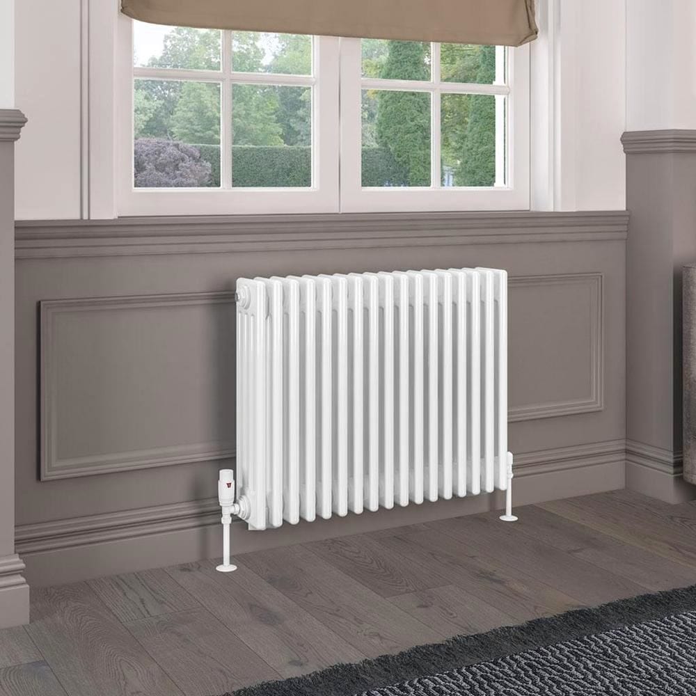 Eastbrook Rivassa Traditional 4 Column Radiator in Gloss White