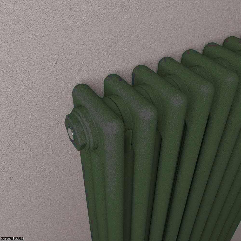 Eastbrook Column Radiator Eastbrook Rivassa Traditional 3 Column Radiator in Matt Anthracite